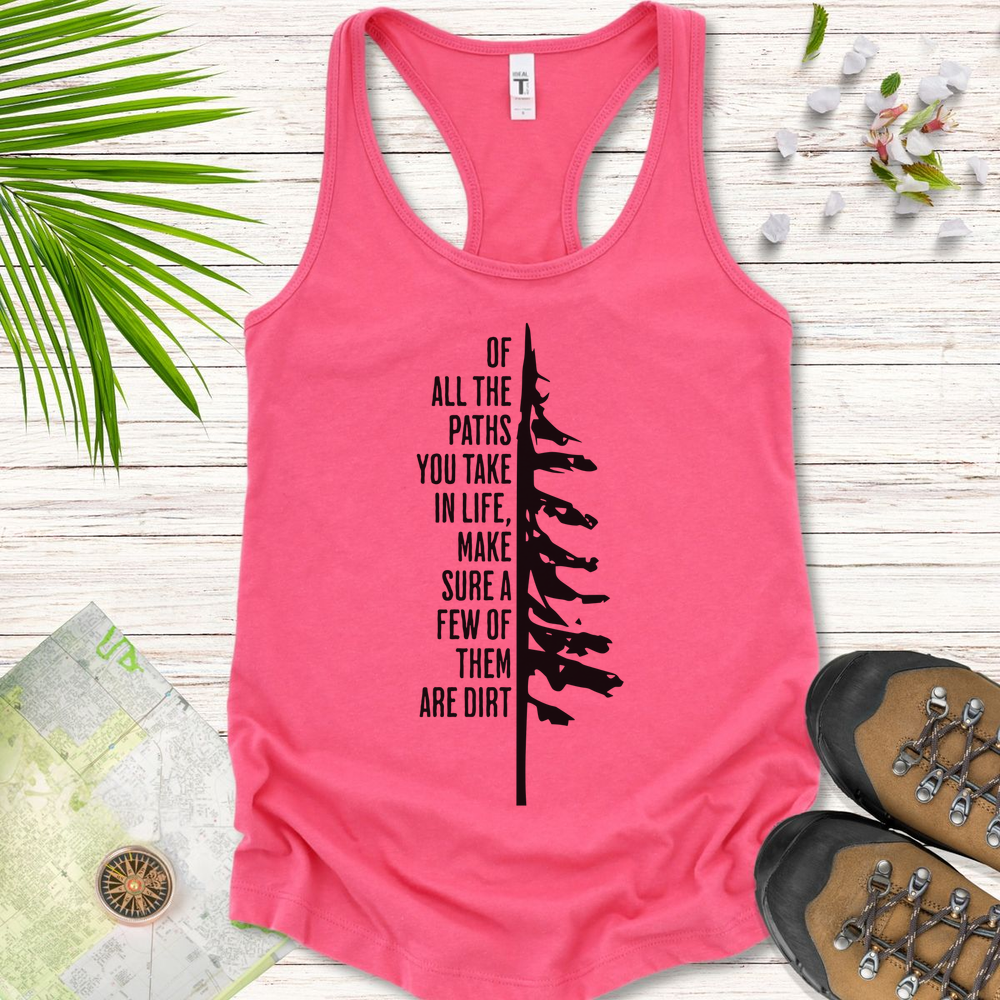 Take The Dirt Path Pine Women's Tank Top