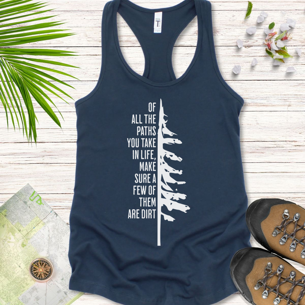 Take The Dirt Path Pine Women's Tank Top