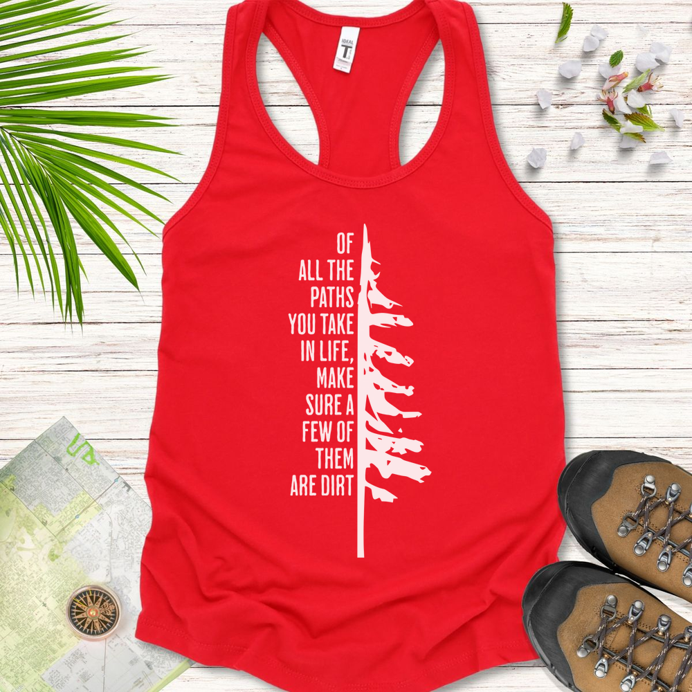 Take The Dirt Path Pine Women's Tank Top
