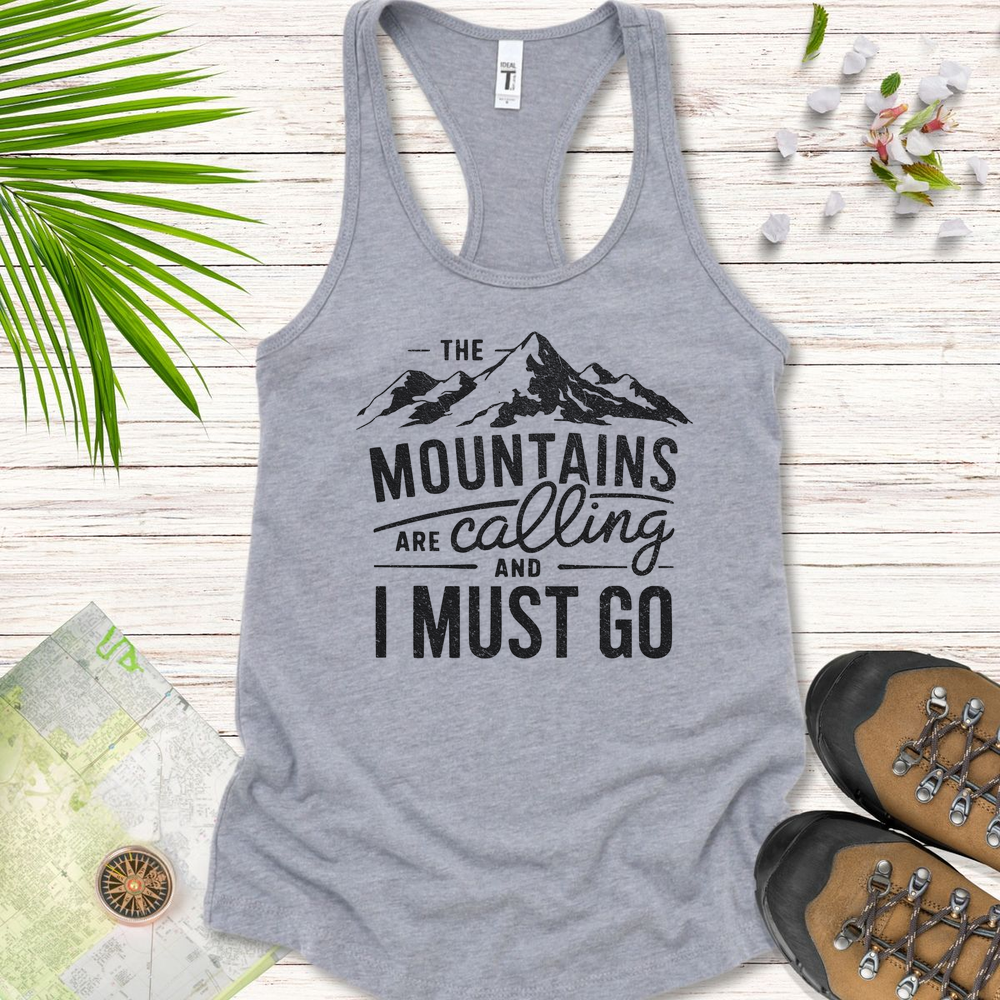 The Mountains Are Calling Women's Tank Top