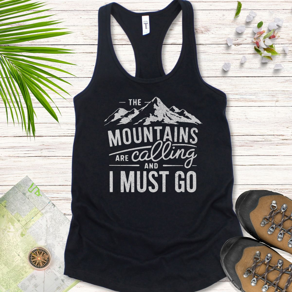 The Mountains Are Calling Women's Tank Top