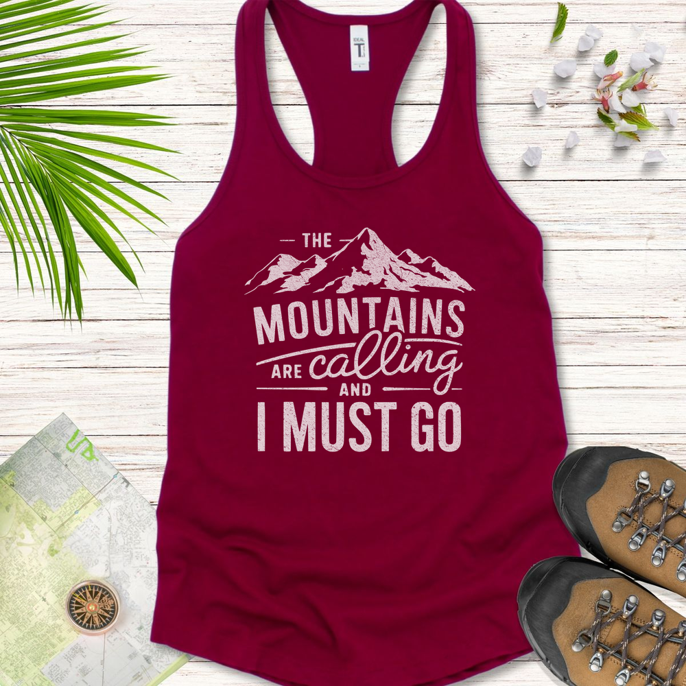 The Mountains Are Calling Women's Tank Top