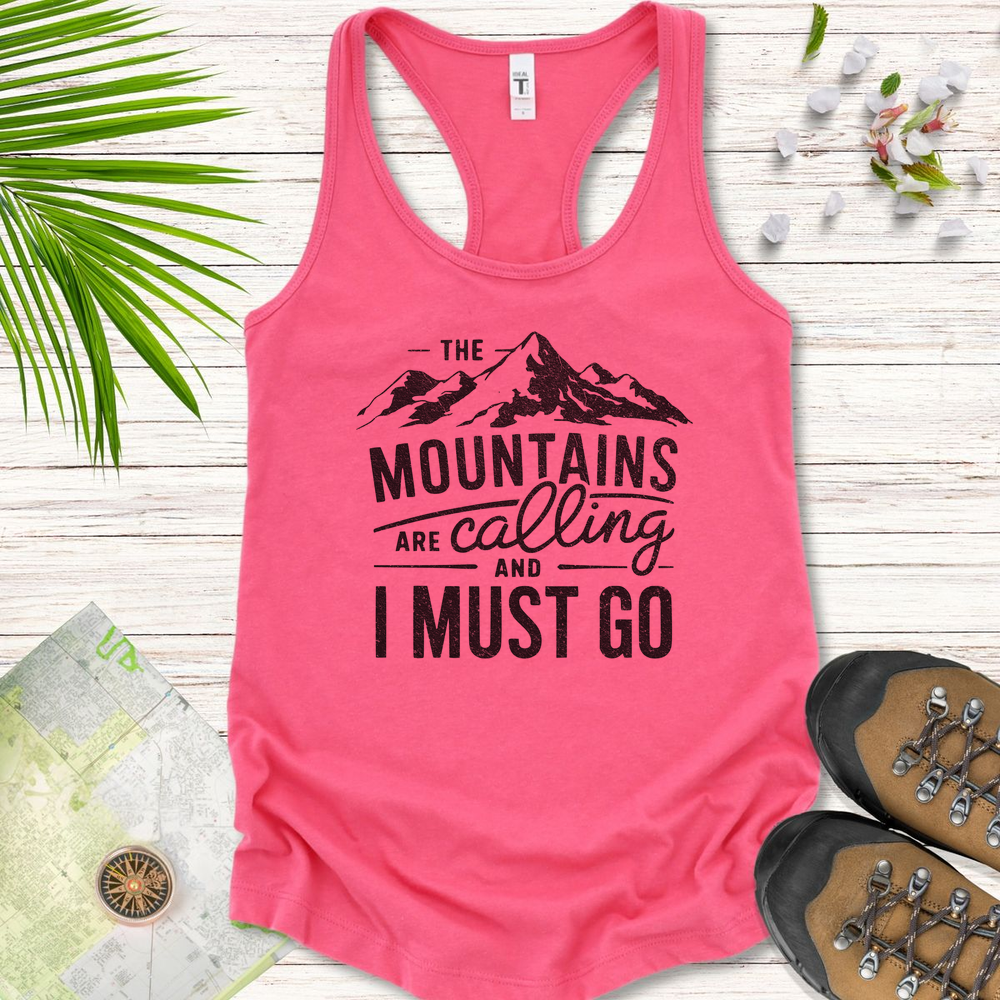 The Mountains Are Calling Women's Tank Top