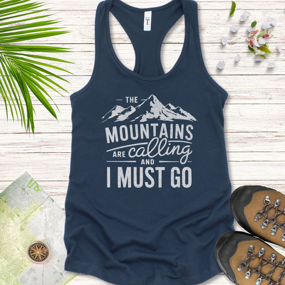 The Mountains Are Calling Women's Tank Top