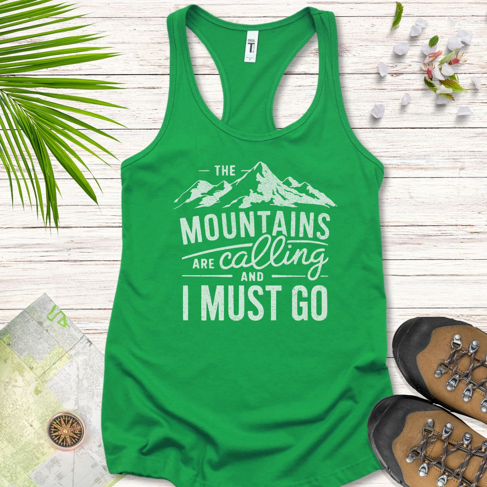 The Mountains Are Calling Women's Tank Top