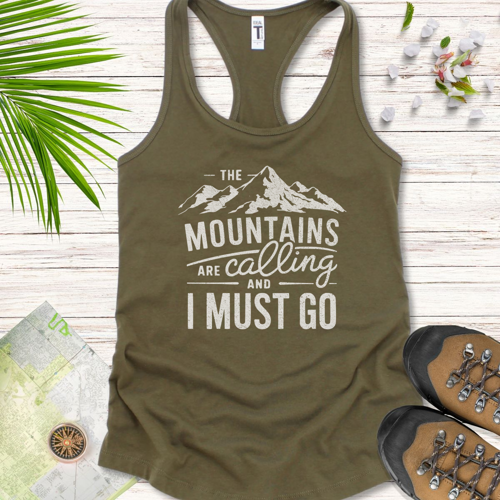 The Mountains Are Calling Women's Tank Top