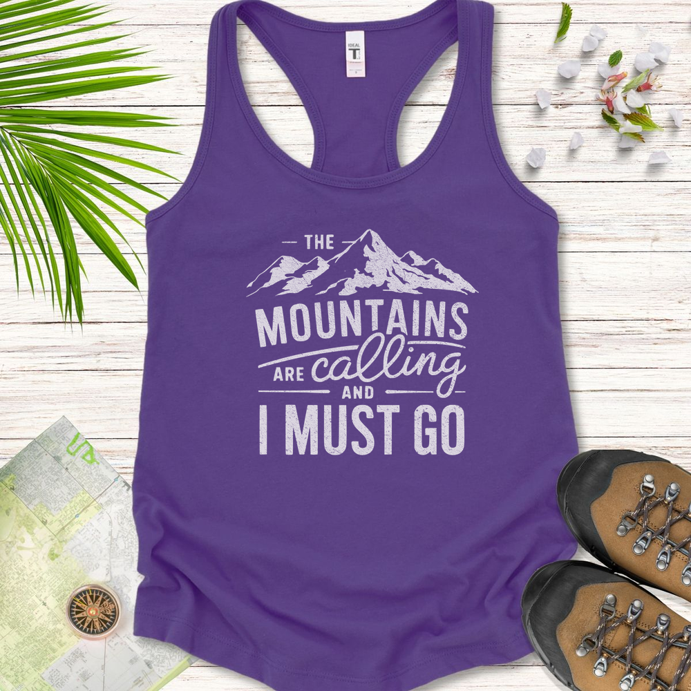 The Mountains Are Calling Women's Tank Top