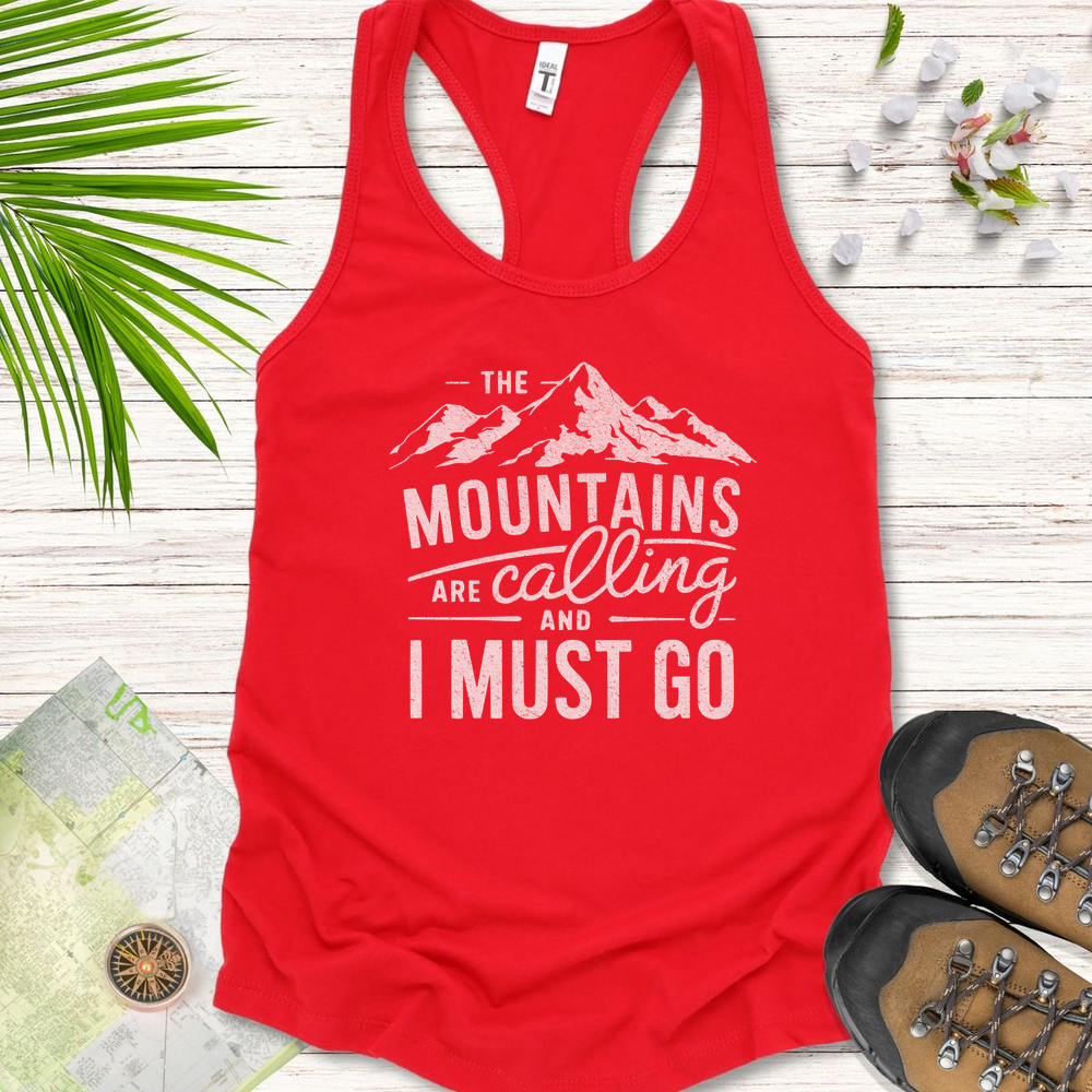The Mountains Are Calling Women's Tank Top