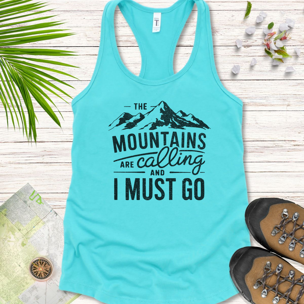 The Mountains Are Calling Women's Tank Top