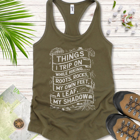 Things I Trip On While Hiking Women's Tank Top