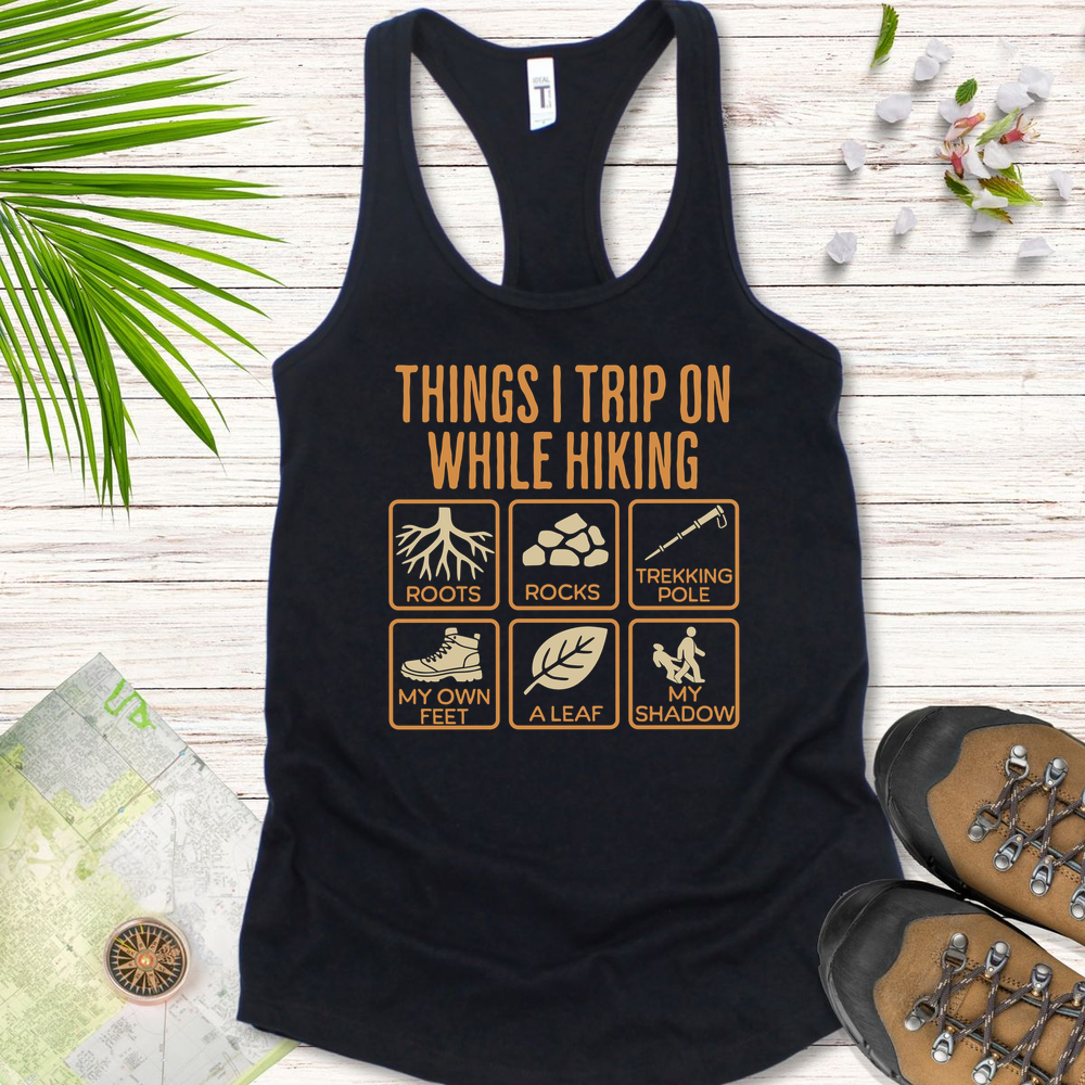 Things I Trip On While Hiking 2x3 Women's Tank Top