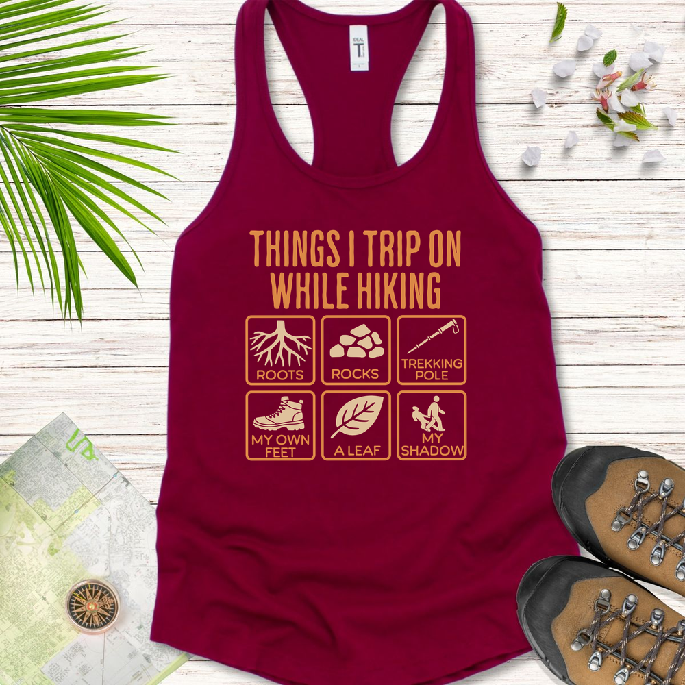 Things I Trip On While Hiking 2x3 Women's Tank Top