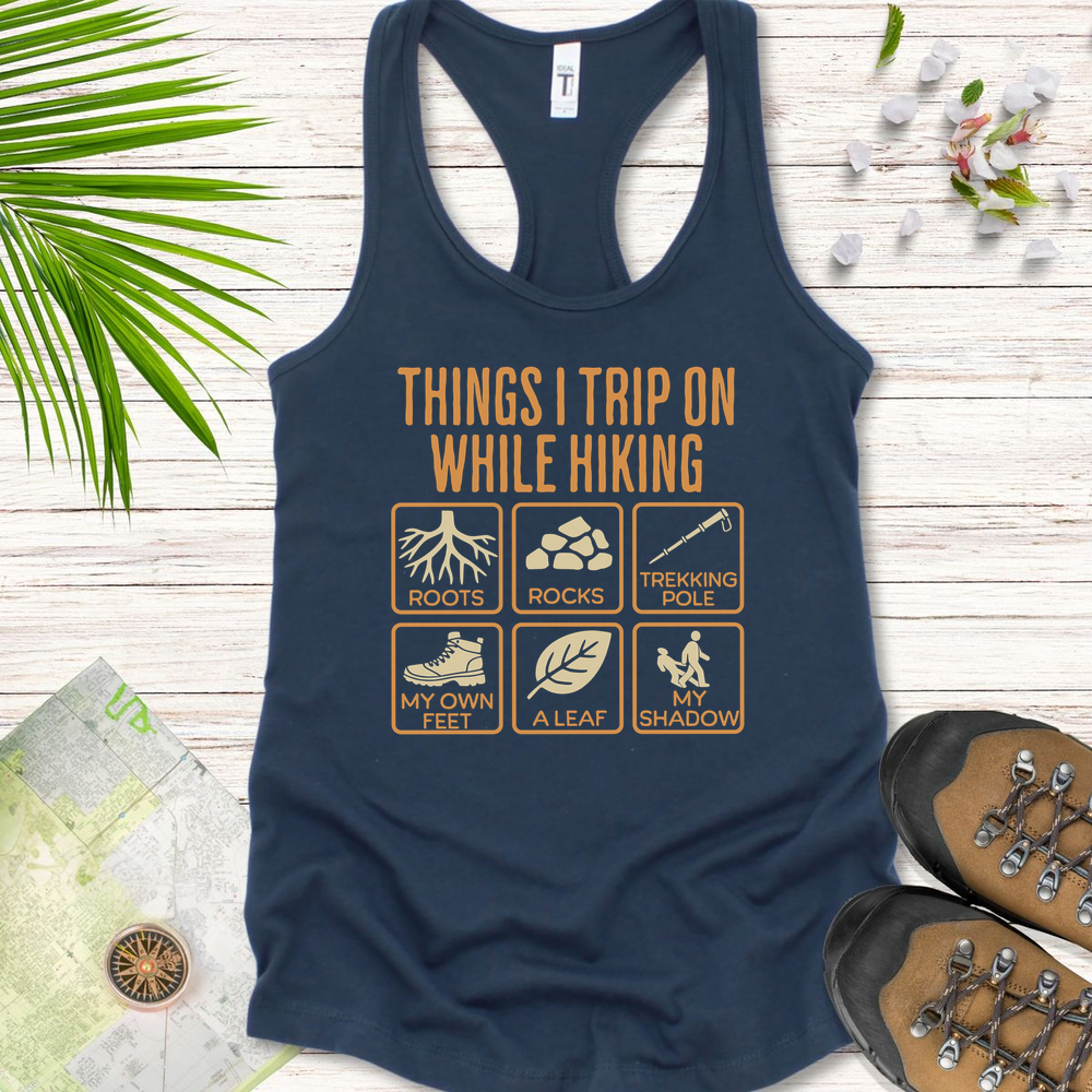 Things I Trip On While Hiking 2x3 Women's Tank Top